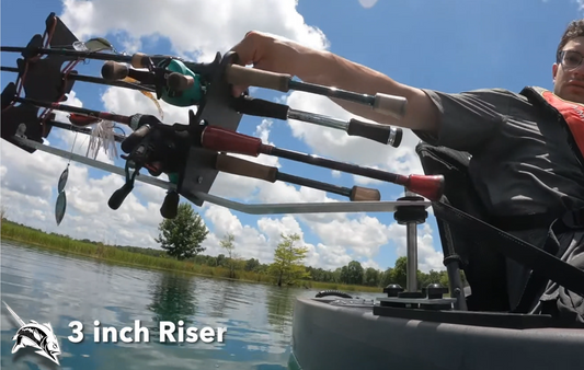 Kayak Rod Holder (3 inch Riser)